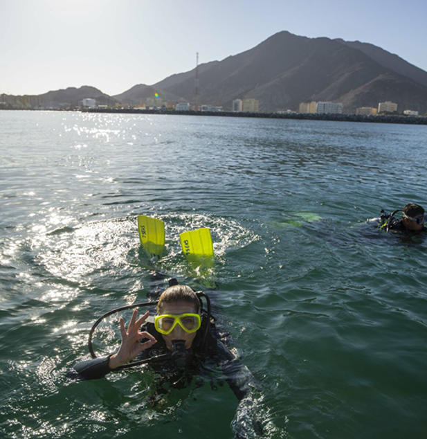 Diving In Khorfakkan